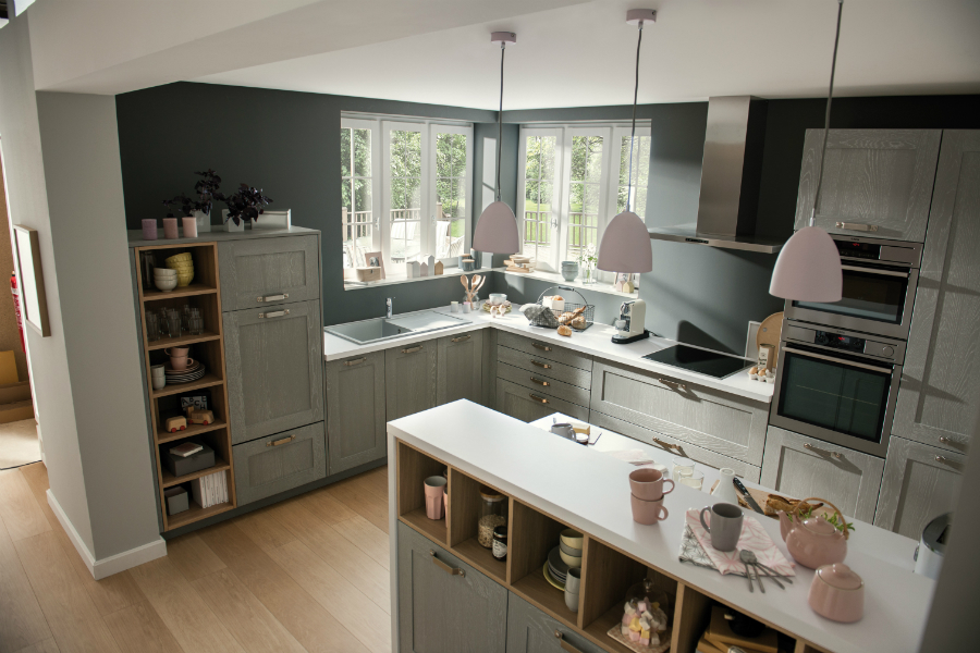Landhaus style urban interpretiert: küchenplaner magazin Landhausküche grau