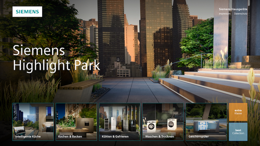 Siemens lädt in den virtuellen „Highlight Park“