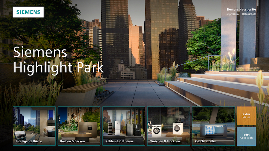 Siemens lädt in den virtuellen „Highlight Park“ Siemens lädt in den virtuellen „Highlight Park“