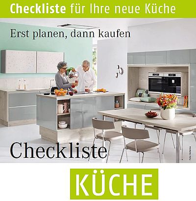 checkliste kuche kuchenplaner magazin